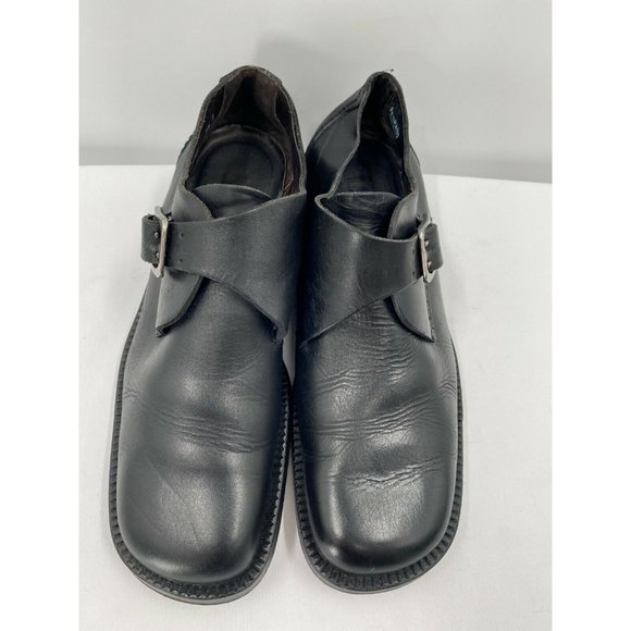 Bally Pedrano Luxurious Black Leather Ankle Buckle Shoes Boots Men's Sz 9.5 US - Picture 4 of 12